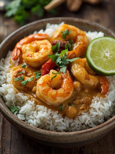 Shrimp in Curry