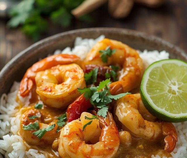 Shrimp in Curry