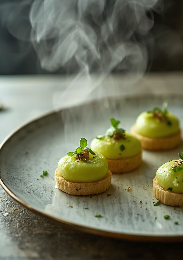 Celery Purée Canapés