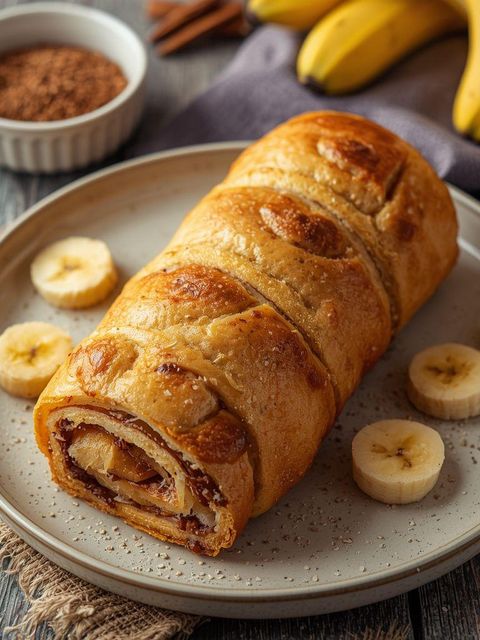 Rollsy z bananem