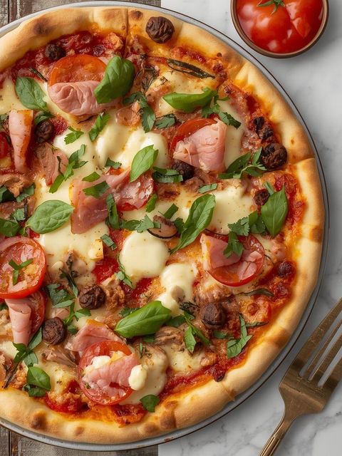 Gluten-free Pizza with Ham