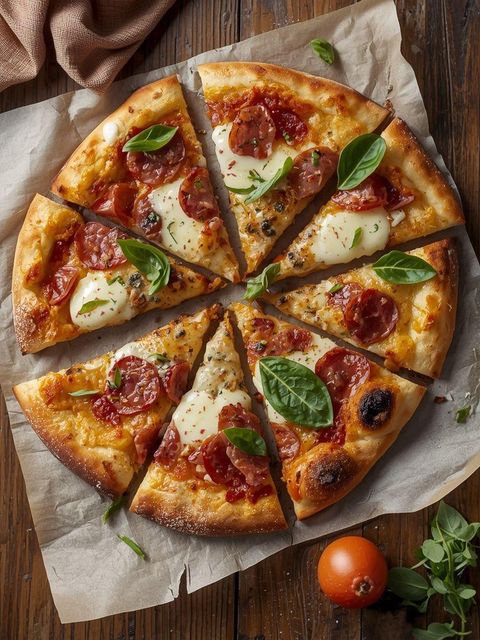 Gluten-free Pizza with Salami