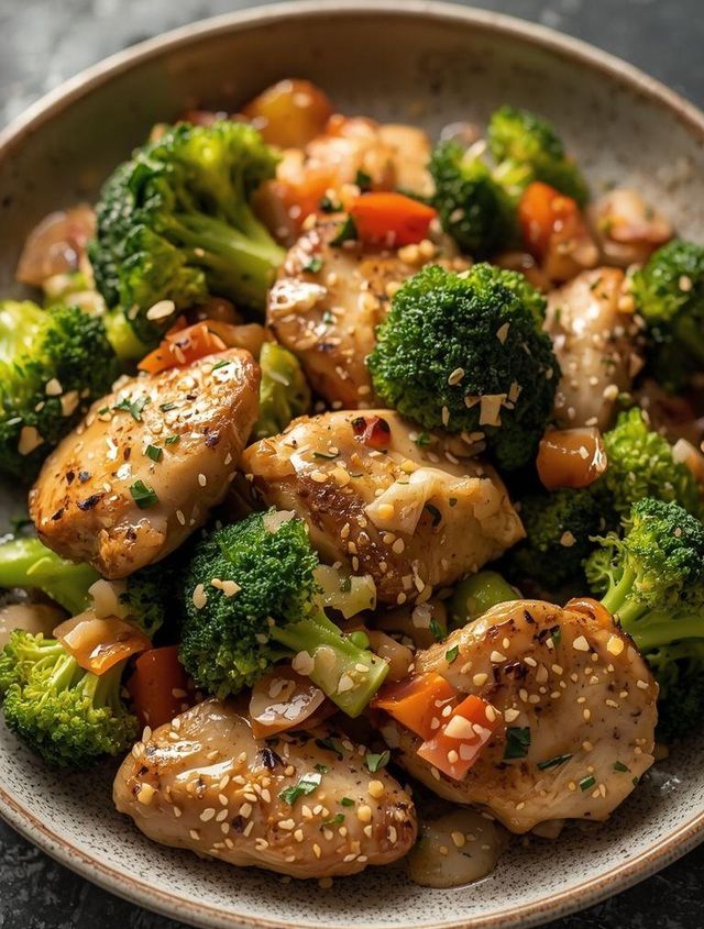 Hähnchen mit Brokkoli