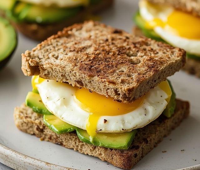 Avocado and Egg Sandwiches