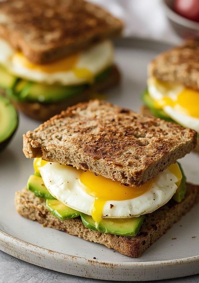 Avocado and Egg Sandwiches