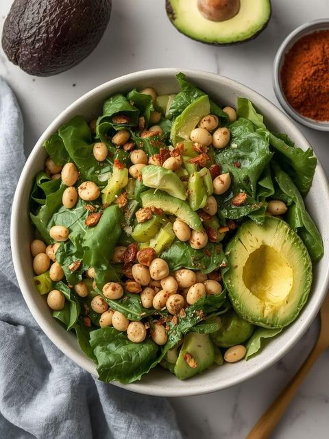 Salad with chard and beans