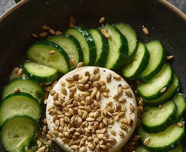 Ländlicher Käse mit Kernen