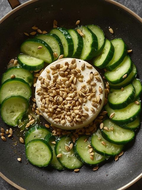 Serek wiejski z nasionami
