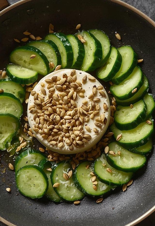 Ländlicher Käse mit Kernen