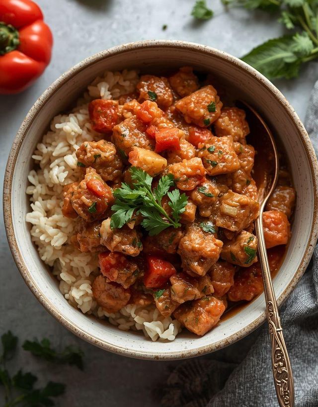 Homemade Paprikash without Rice
