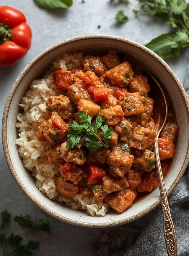 Homemade Paprikash without Rice
