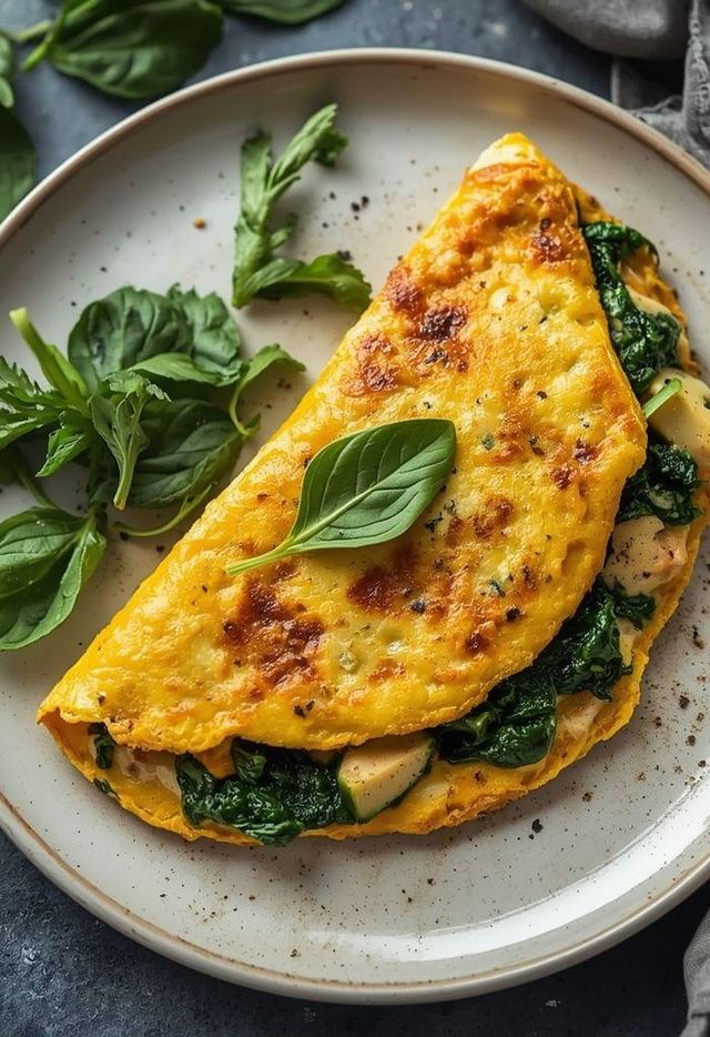Spinatomelette
