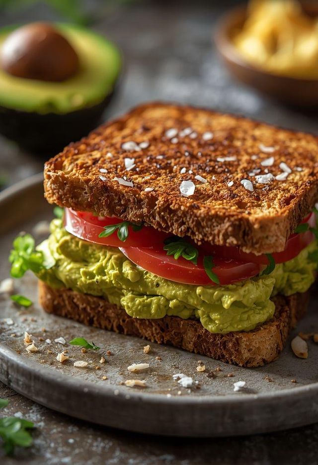 Avocadocreme-Sandwich