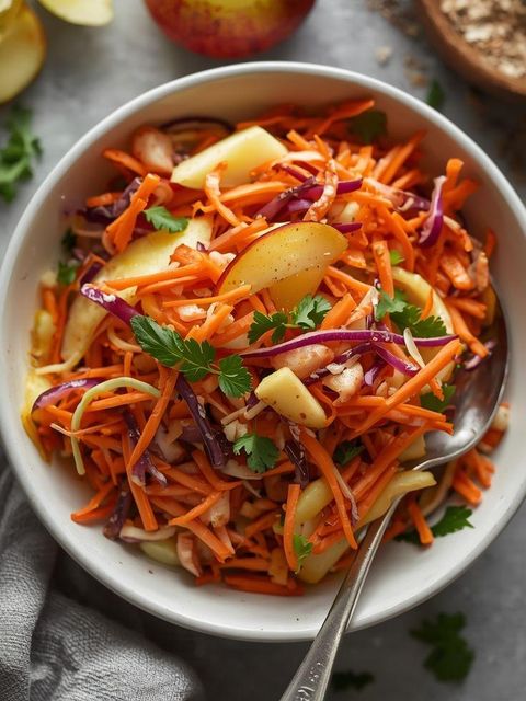 Carrot and Apple Slaw