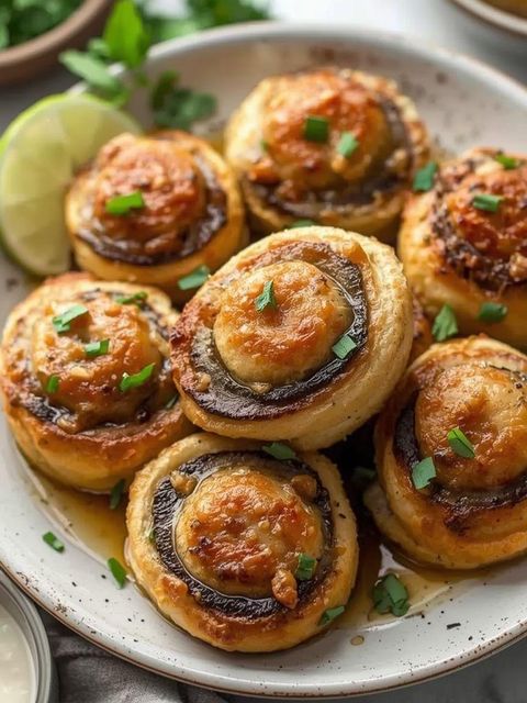 Simple Mushroom Rolls