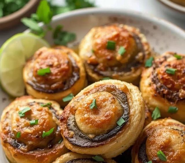 Simple Mushroom Rolls