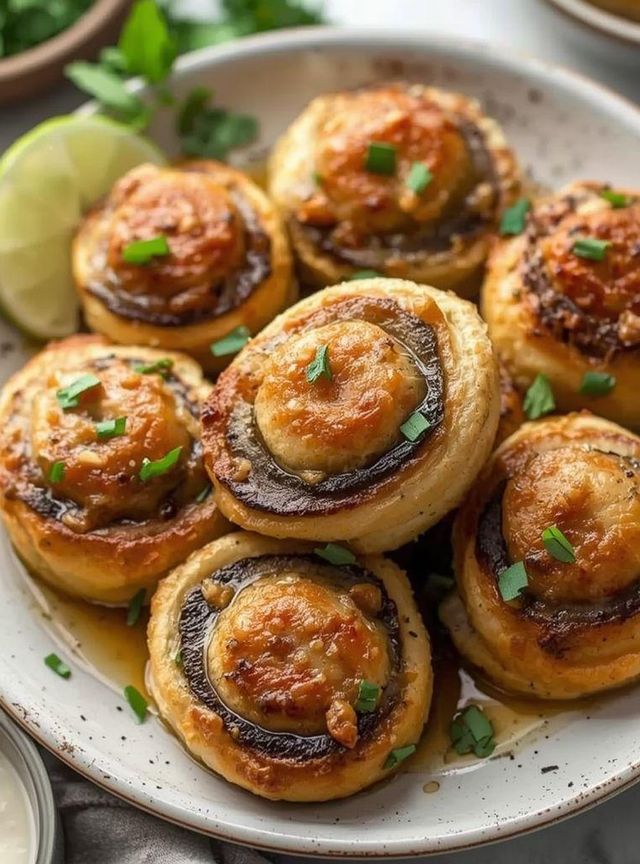 Simple Mushroom Rolls
