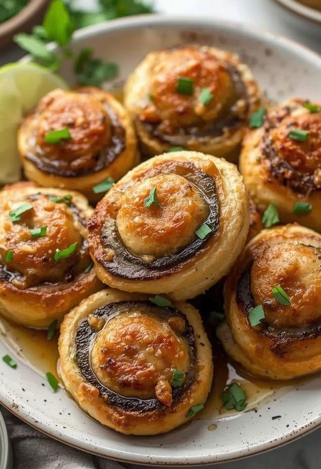 Simple Mushroom Rolls