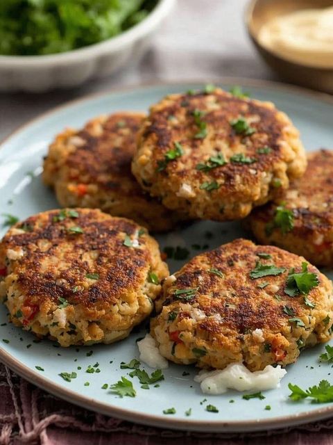 Vegetable Chickpea Patties