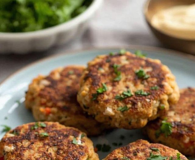 Vegetable Chickpea Patties