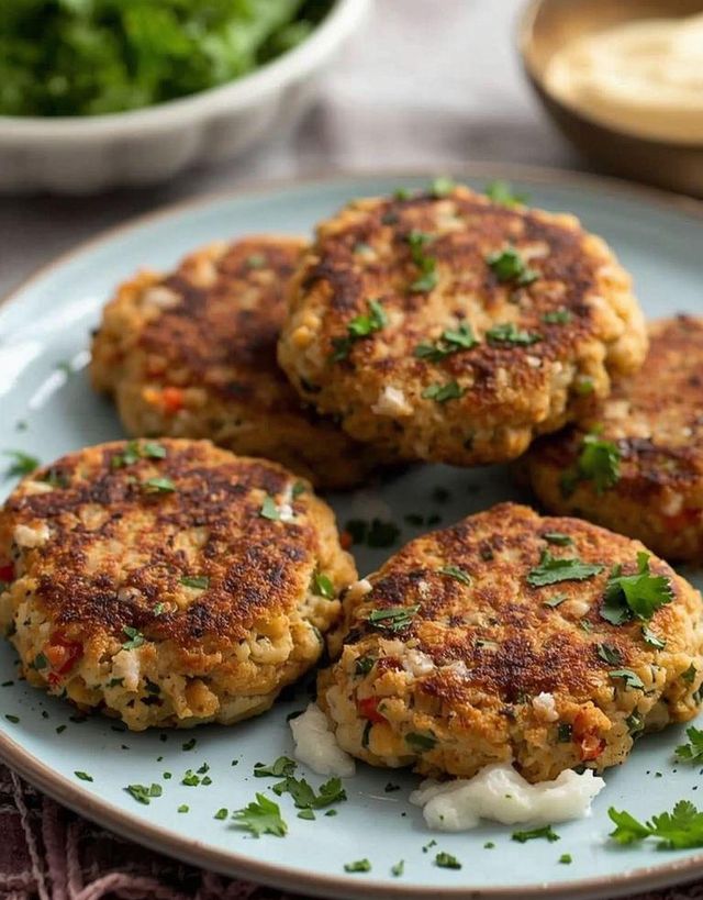 Vegetable Chickpea Patties