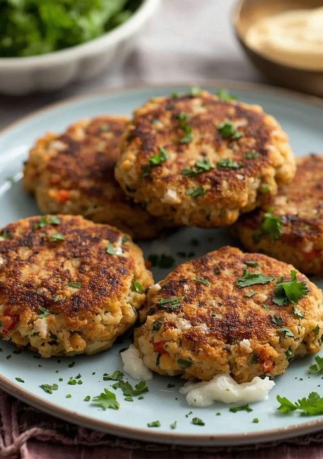 Vegetable Chickpea Patties