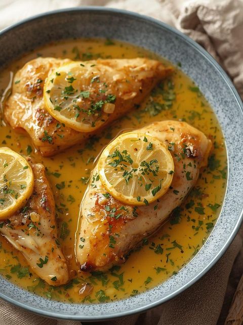 Chicken in Lemon Sauce