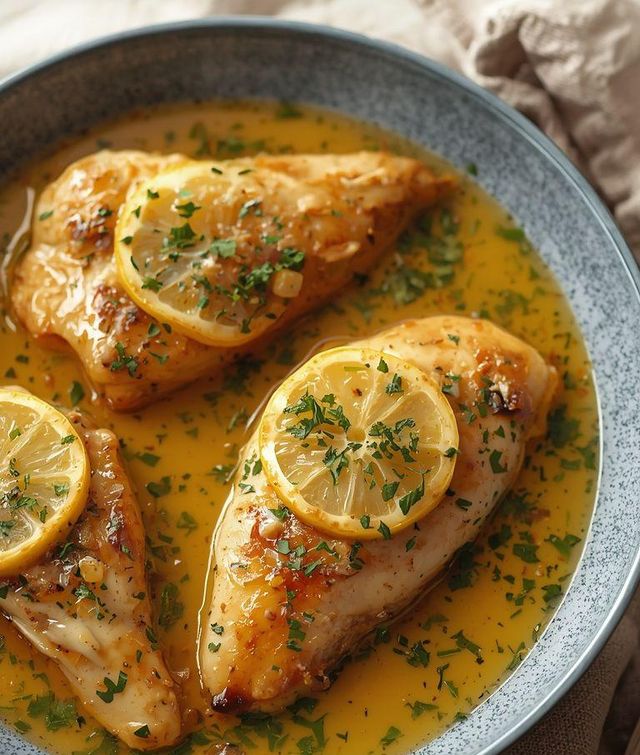 Hähnchen in Zitronensauce