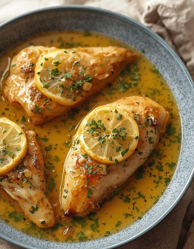 Hähnchen in Zitronensauce