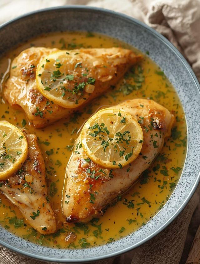 Chicken in Lemon Sauce