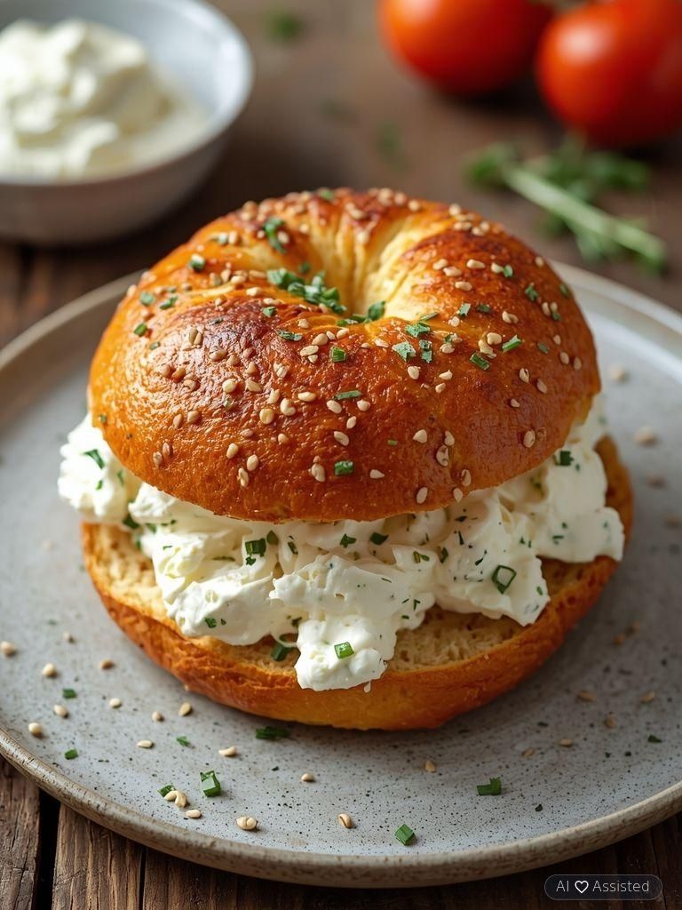 Bun with Cottage Cheese