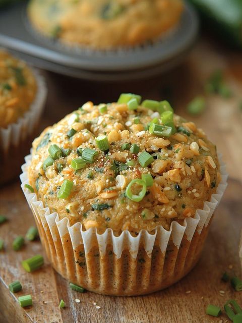 Muffin jaglany z cukinią