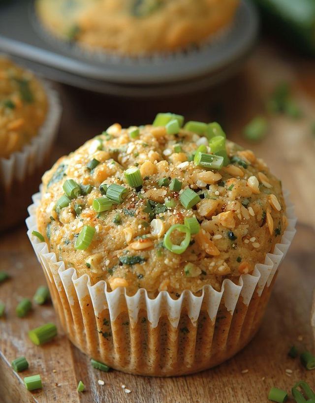 Muffin jaglany z cukinią