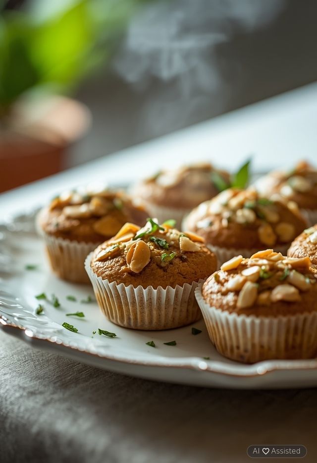 Zucchini-Mandel-Muffins