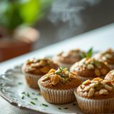 Zucchini-Mandel-Muffins
