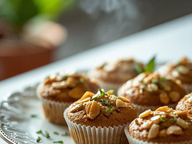 Zucchini-Mandel-Muffins