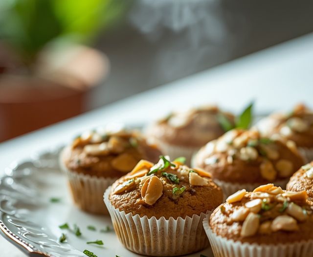 Zucchini-Mandel-Muffins