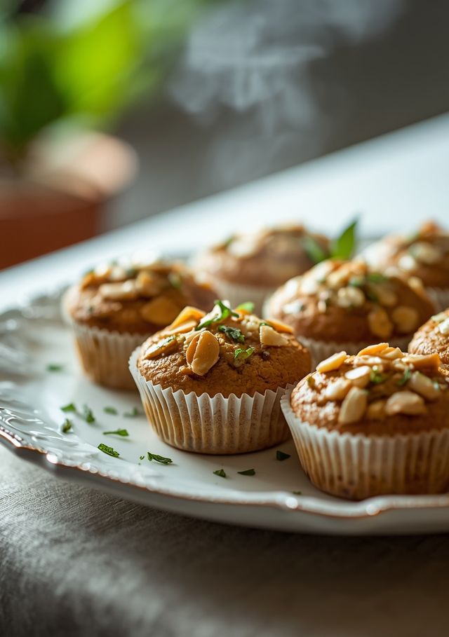 Zucchini-Mandel-Muffins
