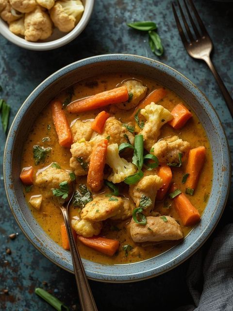 Cauliflower Curry with Carrots