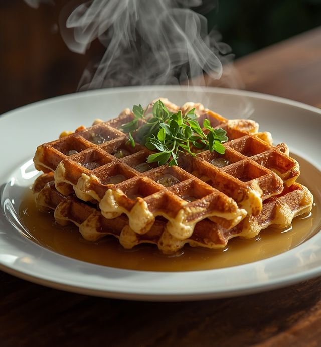 Hazelnut Waffles