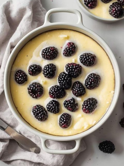 Vanille-Quark-Brombeer-Kuchen
