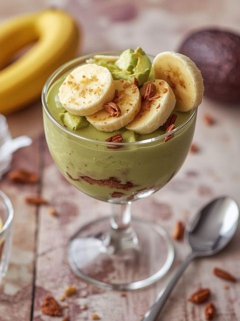 Avocado and Banana Dessert