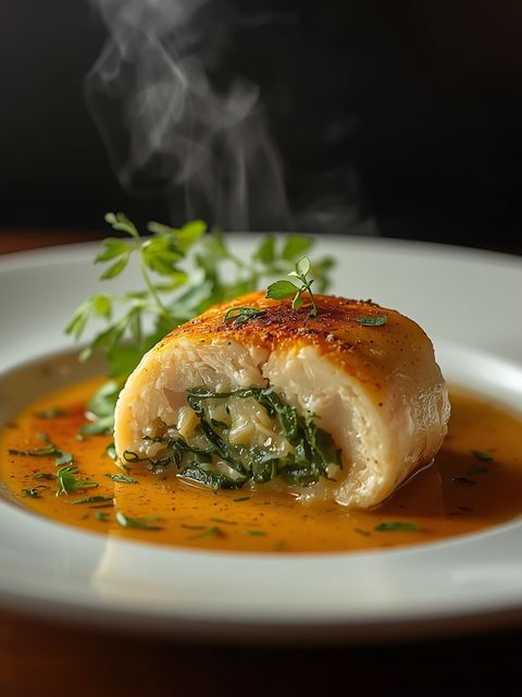 Stuffed Chicken Breast with Spinach