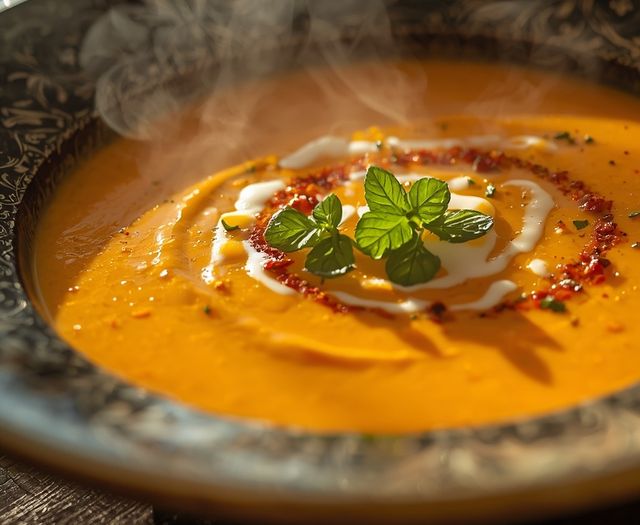 Carrot cream soup