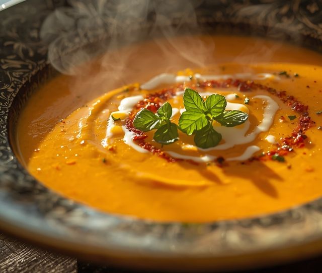 Karotten Sahnesuppe