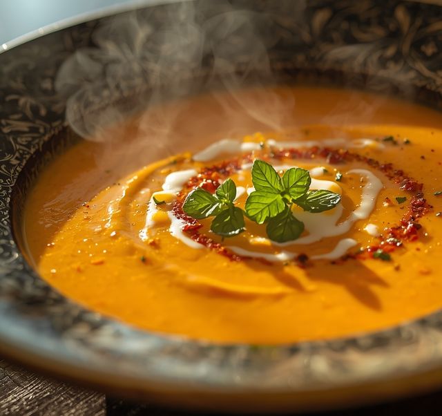 Karotten Sahnesuppe