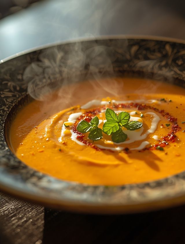 Karotten Sahnesuppe