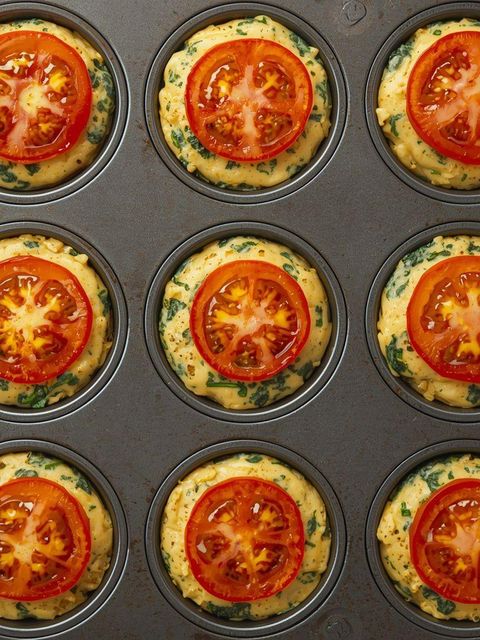 Cheese and Spinach Muffins