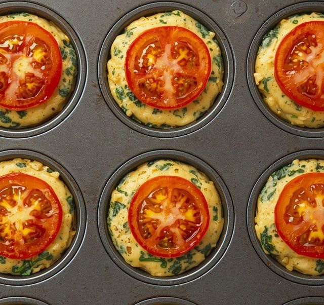 Cheese and Spinach Muffins