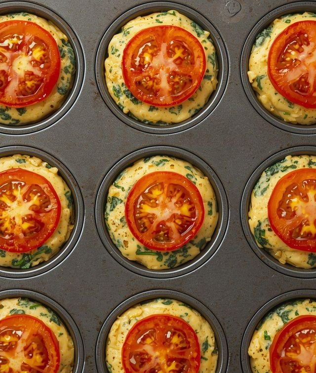 Cheese and Spinach Muffins